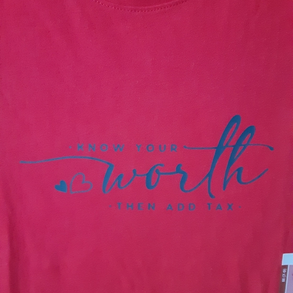 Custom Made Tops - 'Know your Worth' Shirt